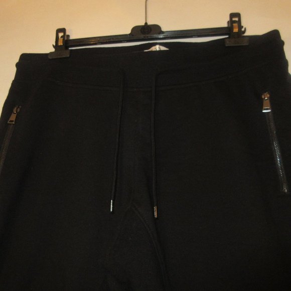 Guess sweatshirt black shorts men 3 zipped up pockets - Picture 5 of 9